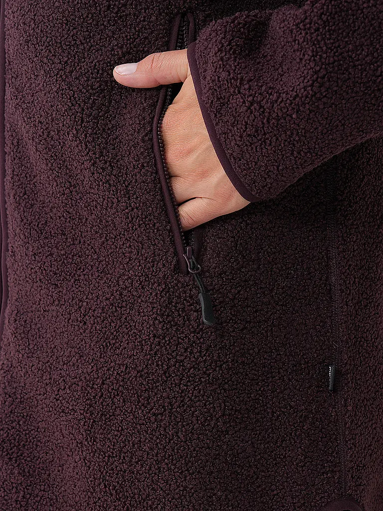 MERU | Cappotto invernale da donna Sigtuna con cappuccio in pile teddy |