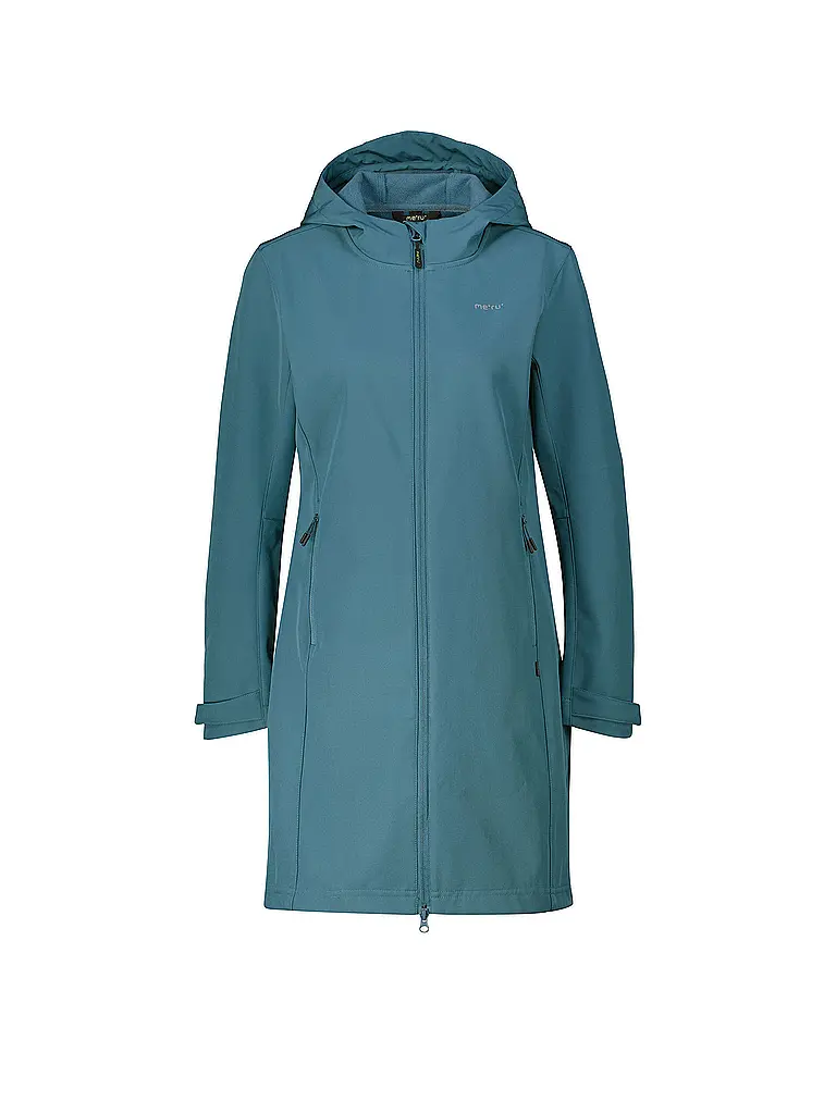 MERU | Cappotto softshell invernale da donna Touloluse con cappuccio | Petrolio