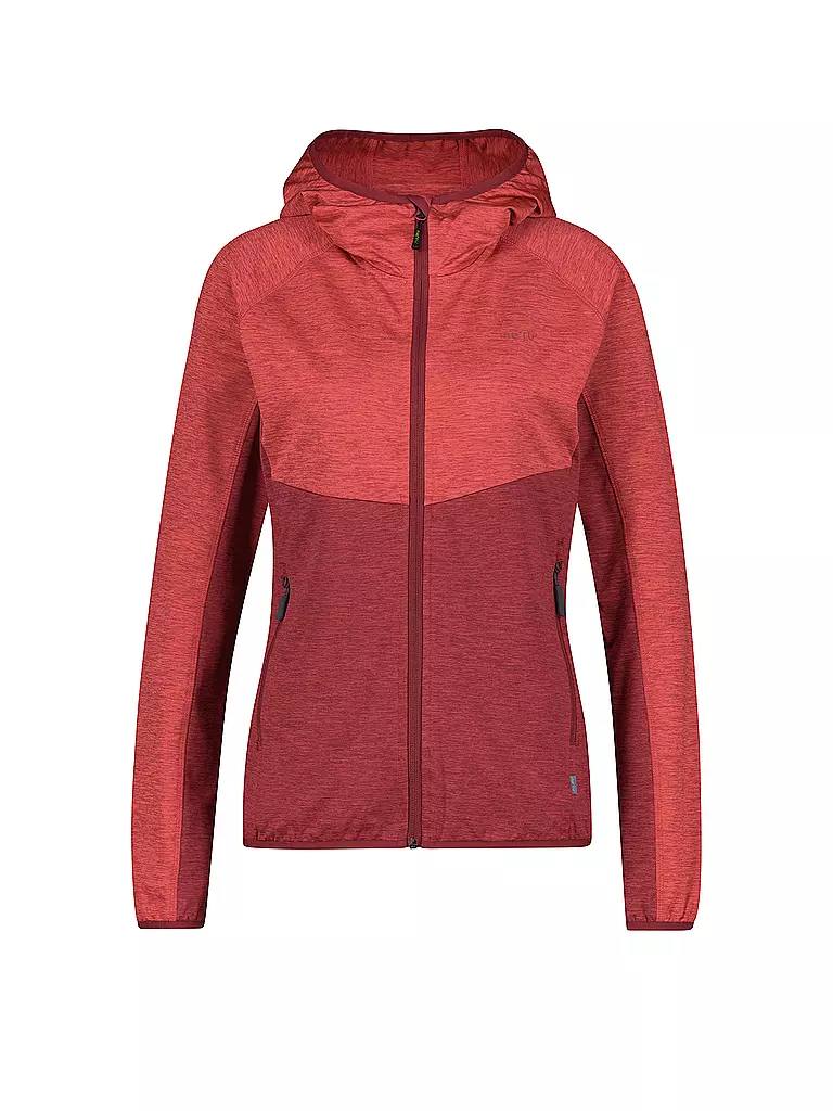 MERU | Damen Fleecejacke Tacna | Rosso scuro