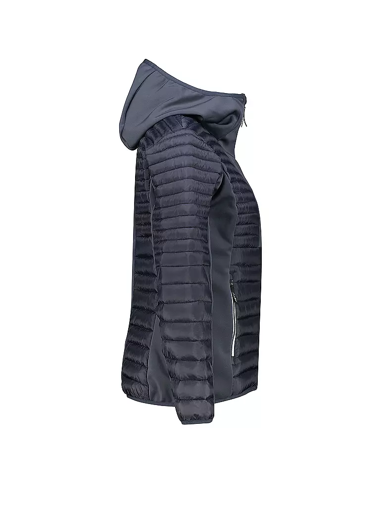 MERU | Damen Hybridjacke Aberdeen Hoodie | Grigio