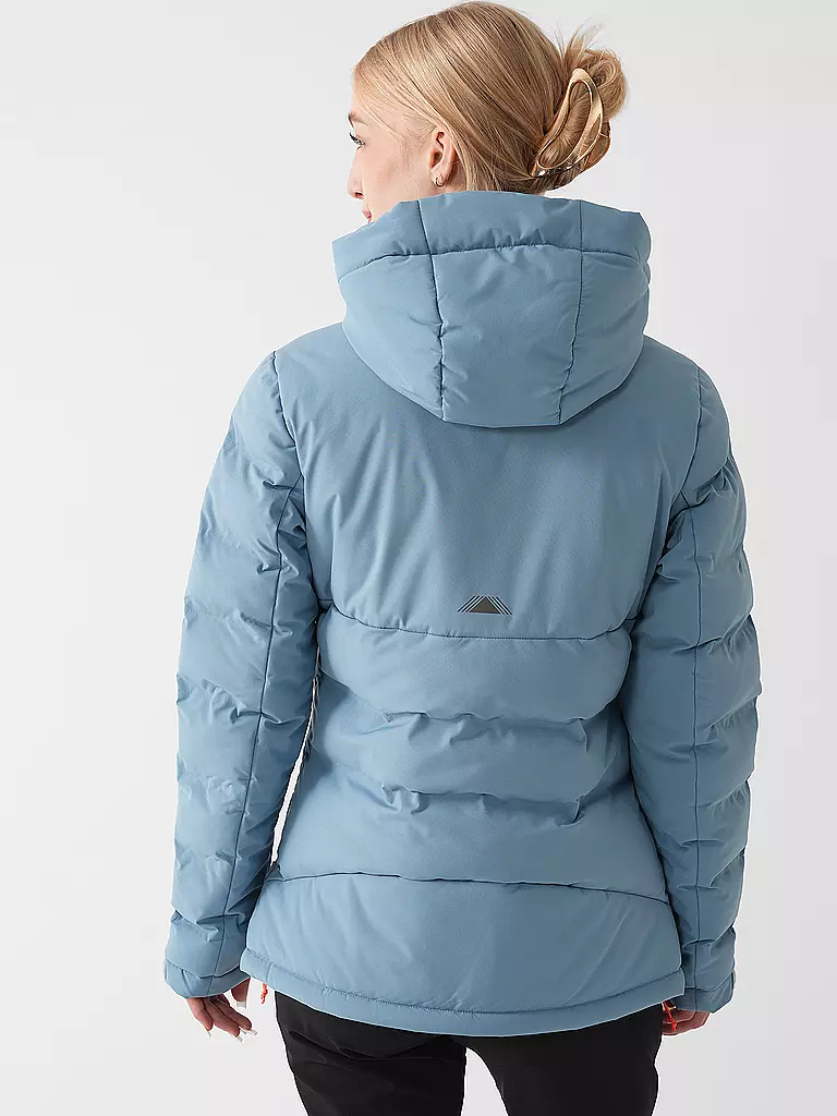 MERU | Damen Wanderjacke Gränna Hoodie | Blu chiaro