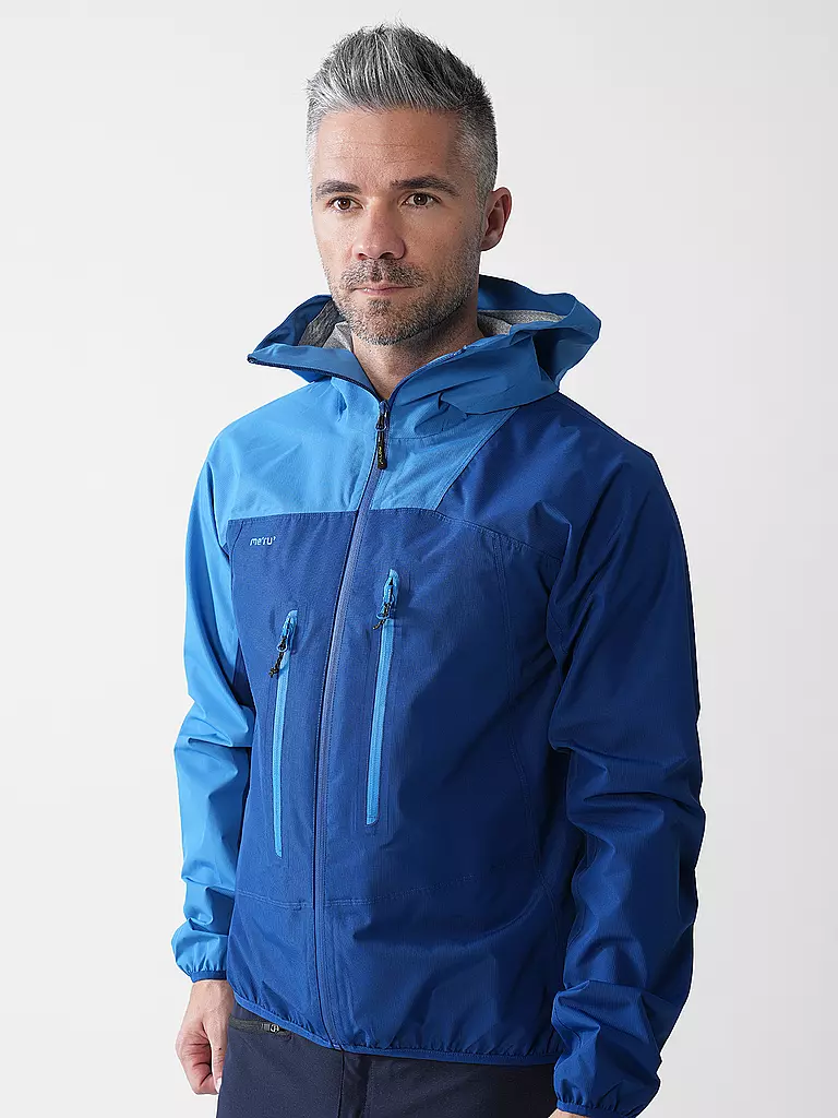 MERU | Giacca da trekking da uomo Laredo 2.5L con cappuccio | Blu scuro