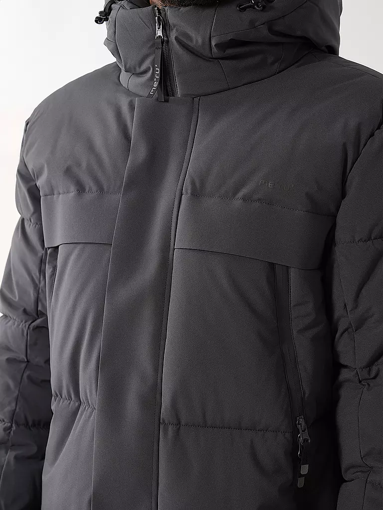 MERU | Giacca da trekking da uomo Varberg con cappuccio | Nero