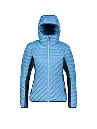 MERU | Giacca ibrida da donna Halifaxd con cappuccio | Blu chiaro