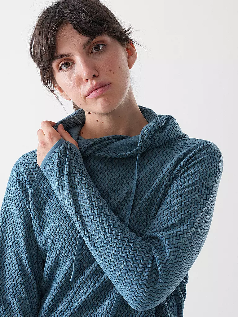 MERU | Giacca in pile da donna Calais con cappuccio |