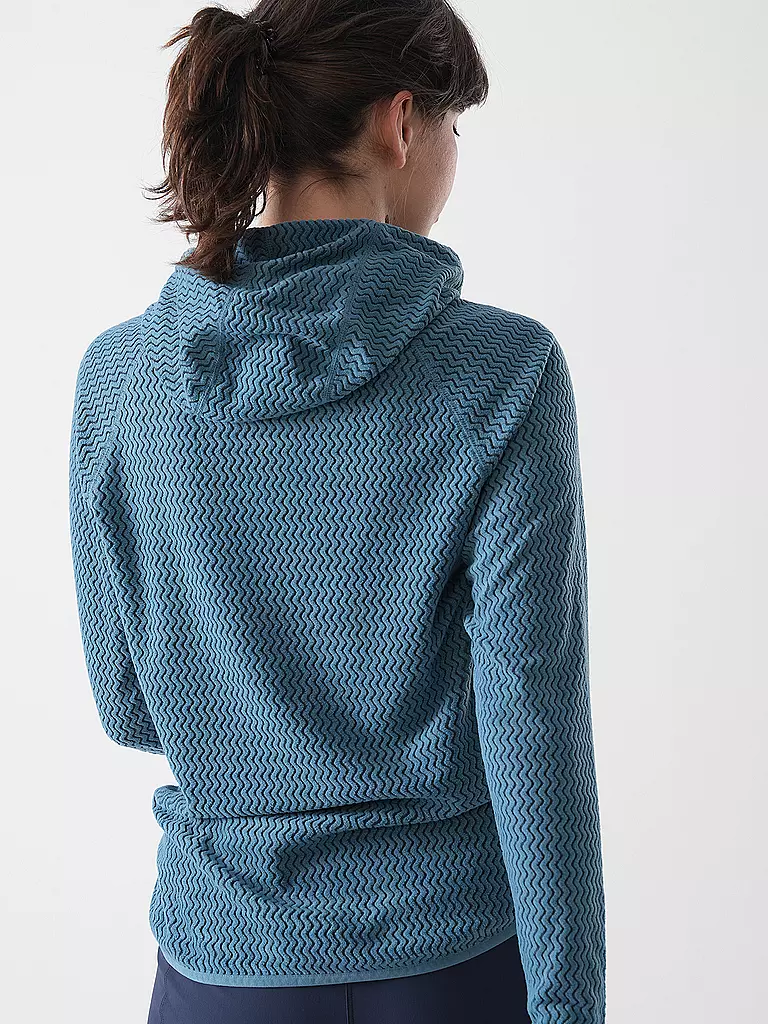 MERU | Giacca in pile da donna Calais con cappuccio |