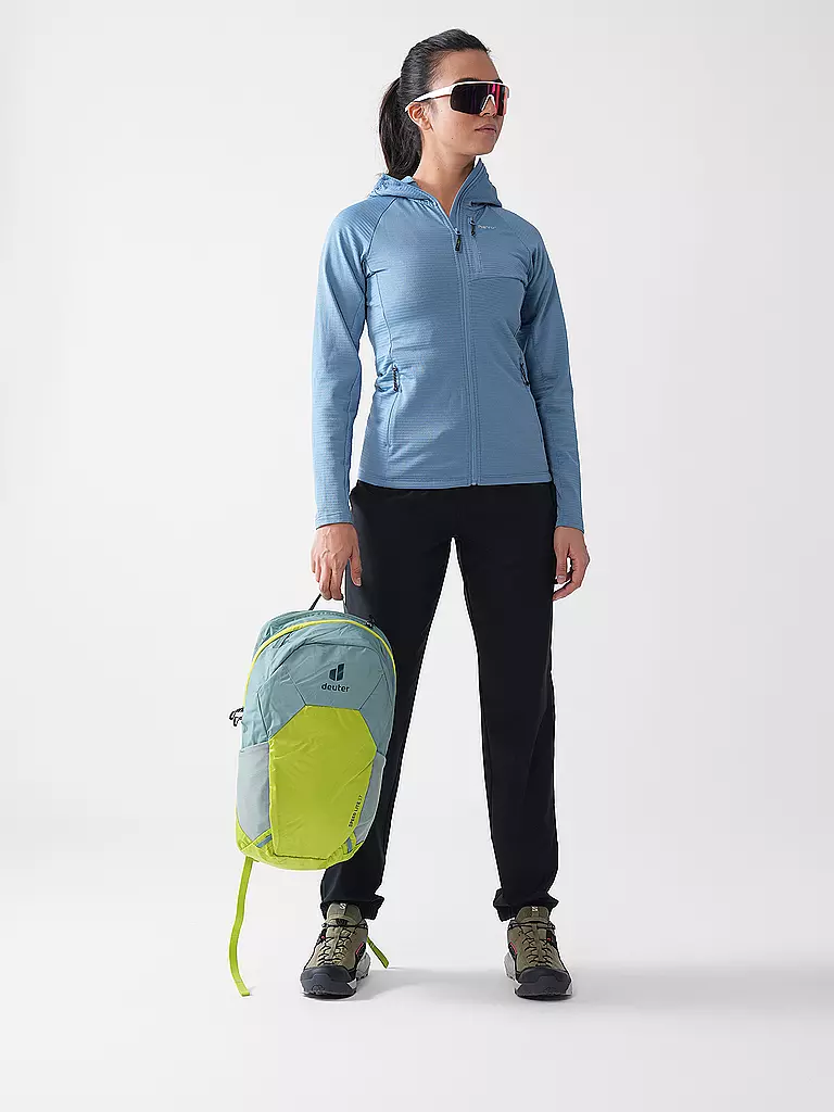 MERU | Giacca in pile da donna Highfields con cappuccio | Blu