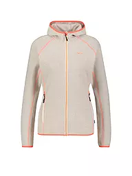 MERU | Giacca in pile da donna Horta con cappuccio | Beige