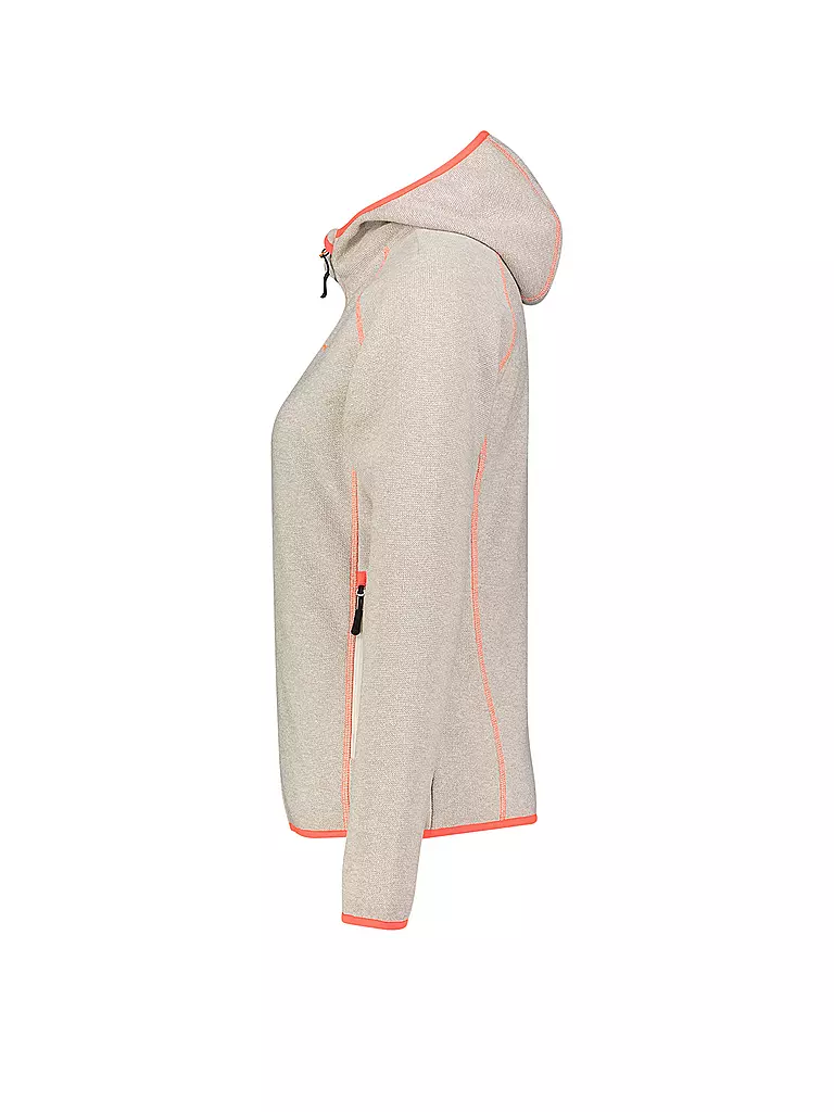 MERU | Giacca in pile da donna Horta con cappuccio | 