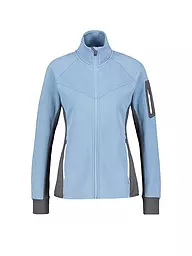 MERU | Damen Fleecejacke Kivik Waffelfleece | Blu chiaro