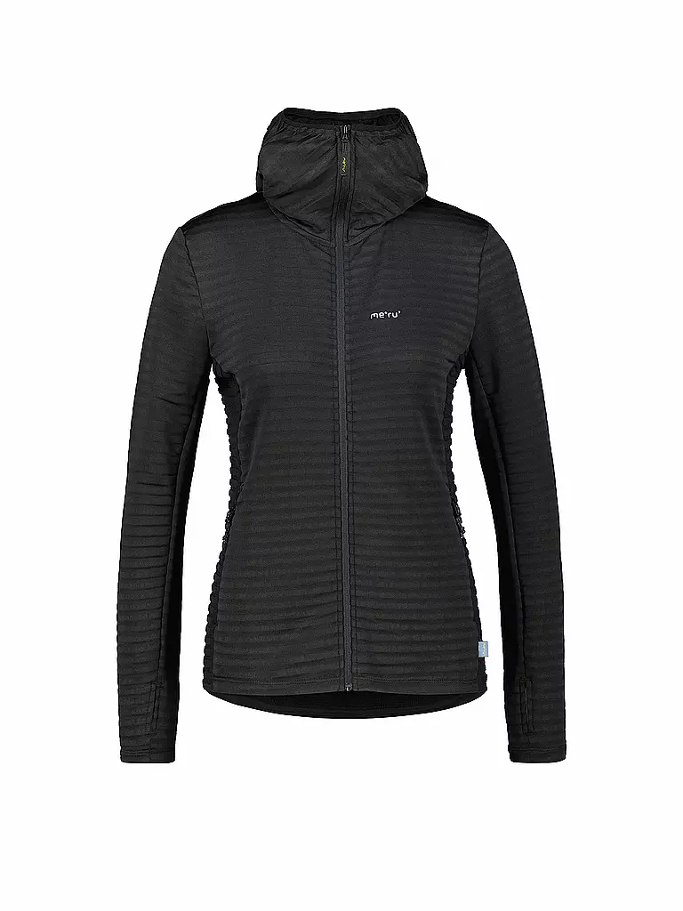 MERU | Giacca in pile da donna Moreno con cappuccio | Nero