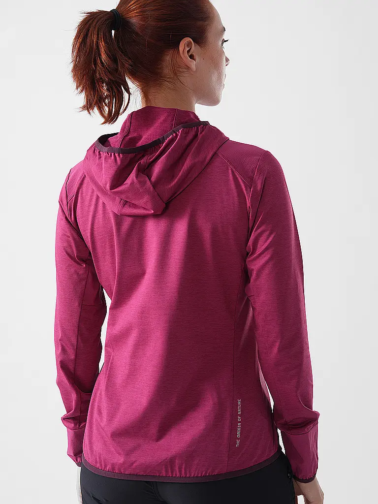 MERU | Giacca in pile da donna Silkeborg Stretch con cappuccio |