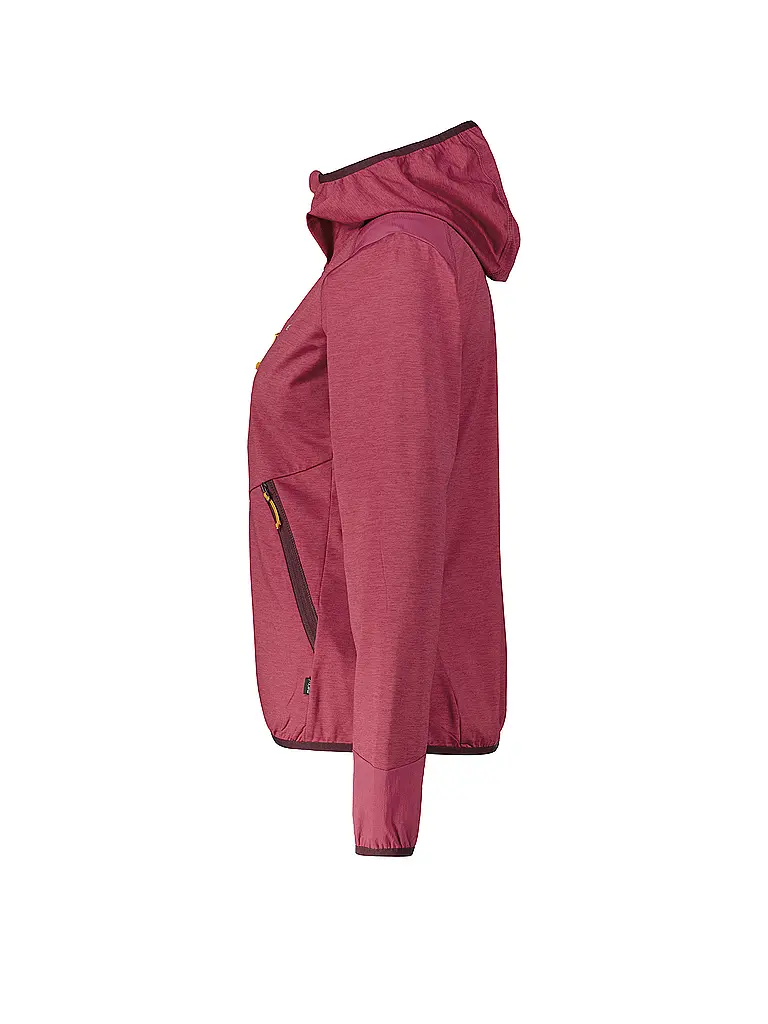 MERU | Giacca in pile da donna Silkeborg Stretch con cappuccio |