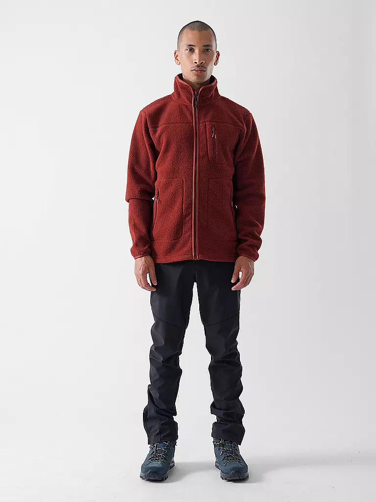 MERU | Giacca in pile da uomo Boigny Sherpafleece | Rame