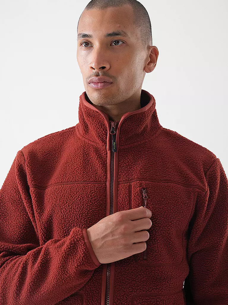 MERU | Giacca in pile da uomo Boigny Sherpafleece | Rame