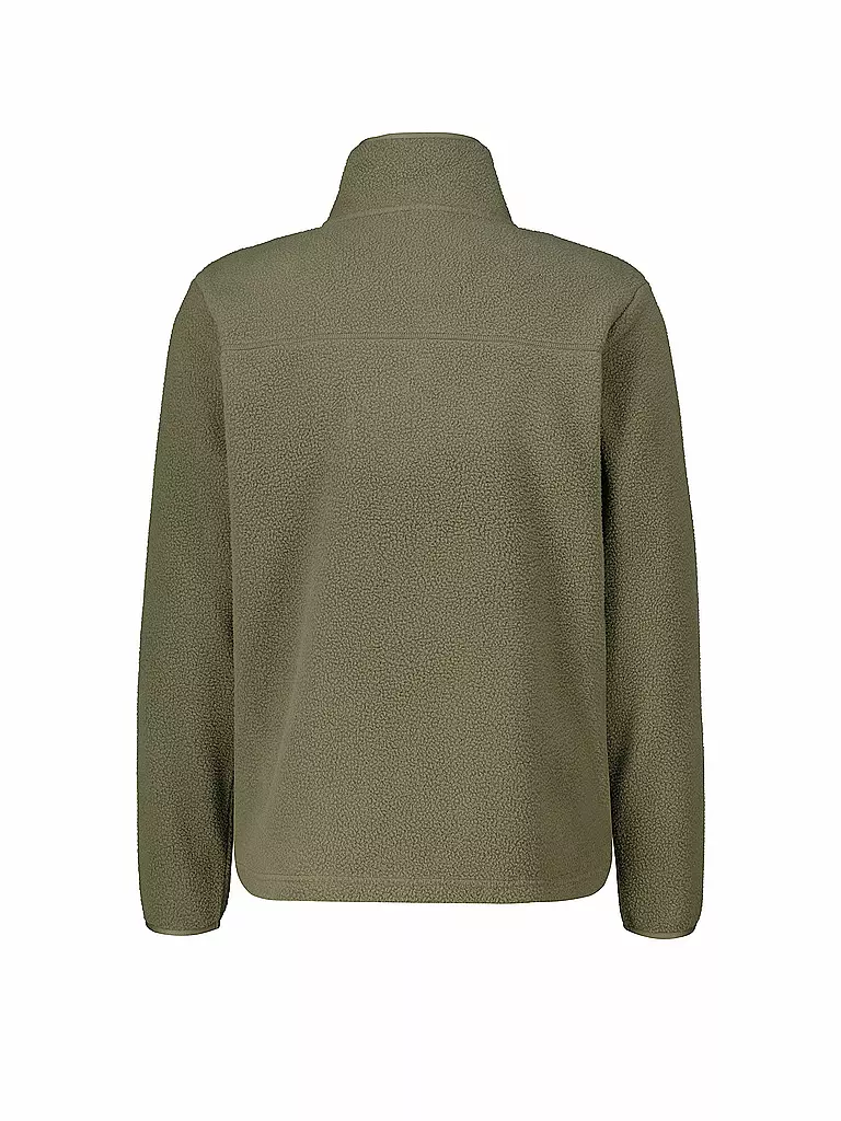 MERU | Giacca in pile da uomo Boigny Sherpafleece | Verde scuro