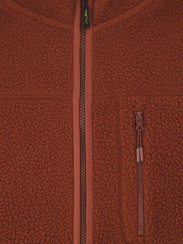 MERU | Giacca in pile da uomo Boigny Sherpafleece | Rame