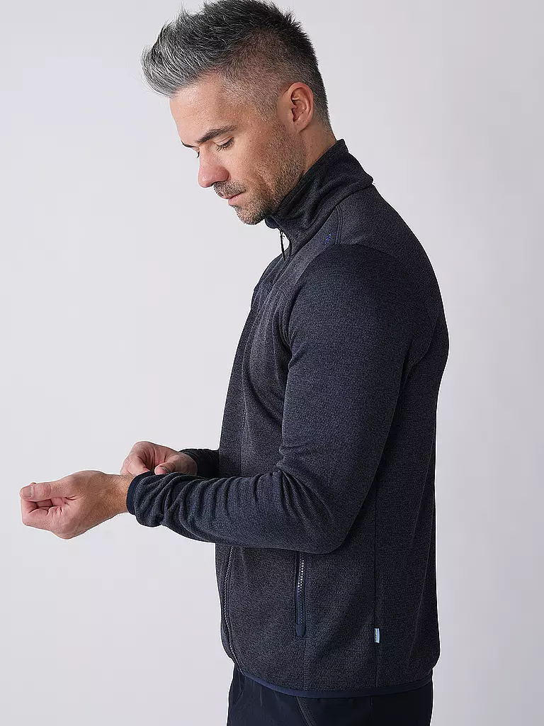 MERU | Giacca in pile da uomo Cusco | Blu scuro