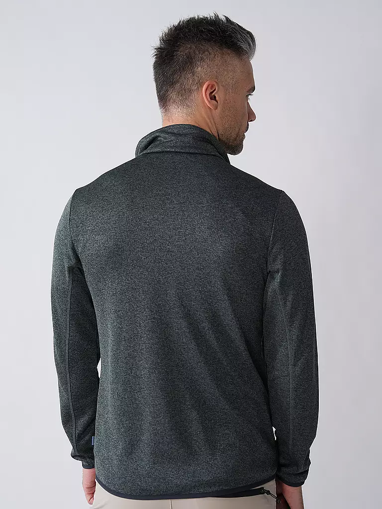 MERU | Giacca in pile da uomo Cusco | Verde scuro