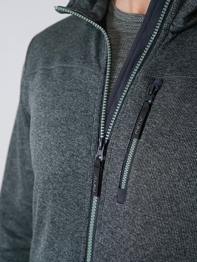 MERU | Giacca in pile da uomo Cusco | Verde scuro