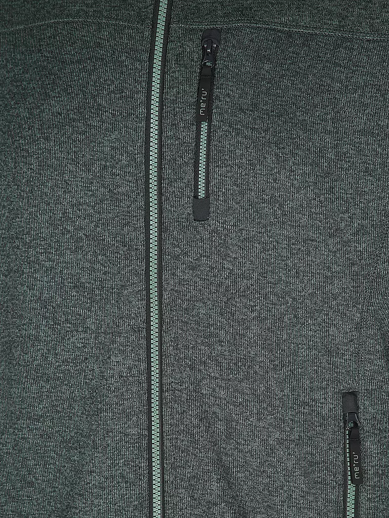 MERU | Giacca in pile da uomo Cusco | Verde scuro