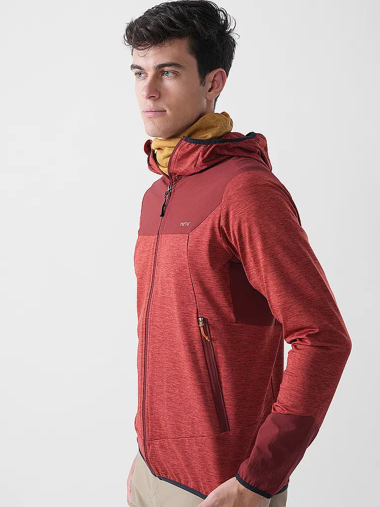 MERU | Giacca in pile da uomo Faxe Powerstretch con cappuccio |