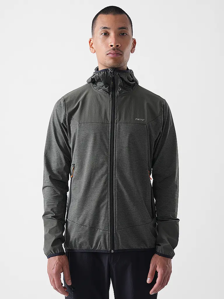 MERU | Giacca in pile da uomo Faxe Powerstretch con cappuccio |