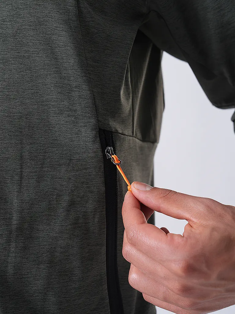 MERU | Giacca in pile da uomo Faxe Powerstretch con cappuccio |