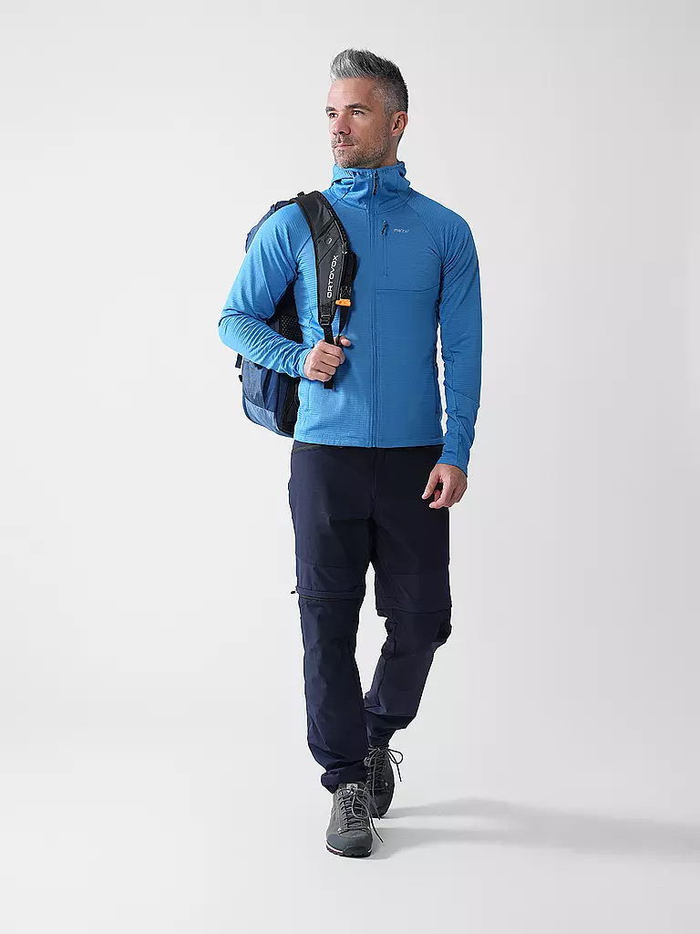 MERU | Giacca in pile da uomo Highfields con cappuccio | Blu