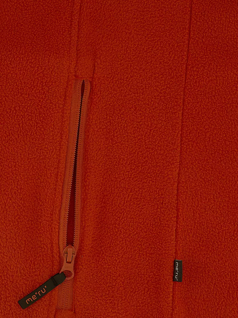 MERU | Giacca in pile da uomo Smethwick | Rosso scuro