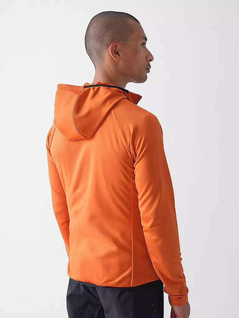 MERU | Giacca in pile da uomo Tyonek con cappuccio | Rame