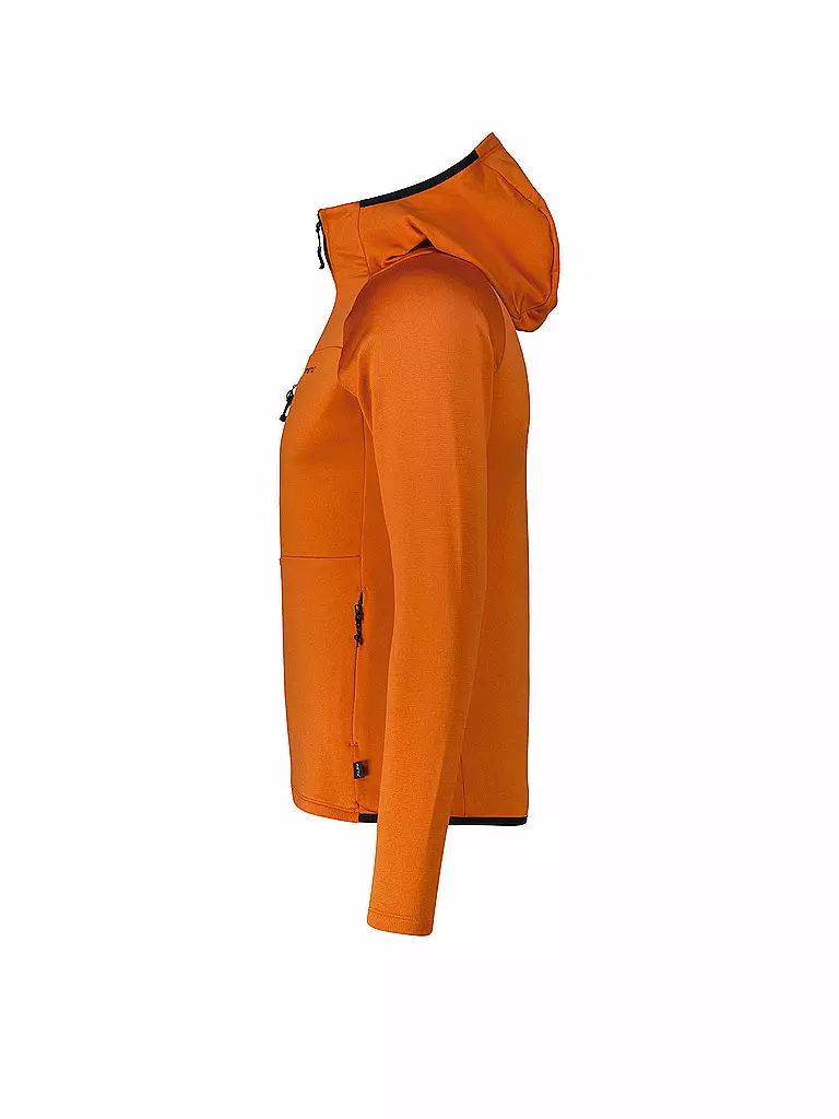 MERU | Giacca in pile da uomo Tyonek con cappuccio | Rame