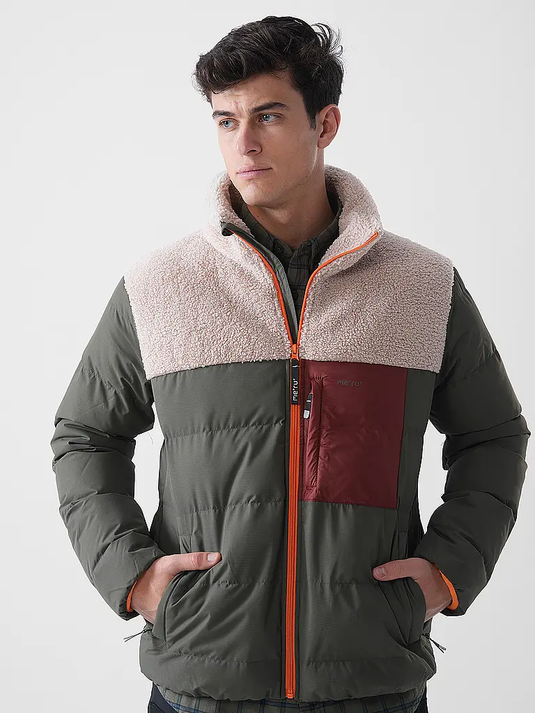 MERU | Giacca invernale da uomo Roskilde in pile teddy |