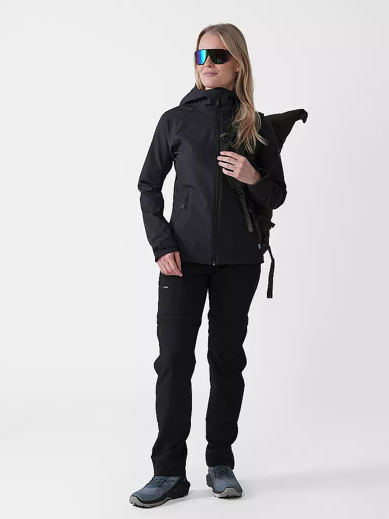 MERU | Giacca softshell da donna Nancy | Nero