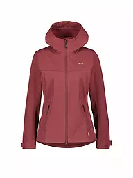 MERU | Giacca softshell da donna Toulouse con cappuccio | Rosso scuro