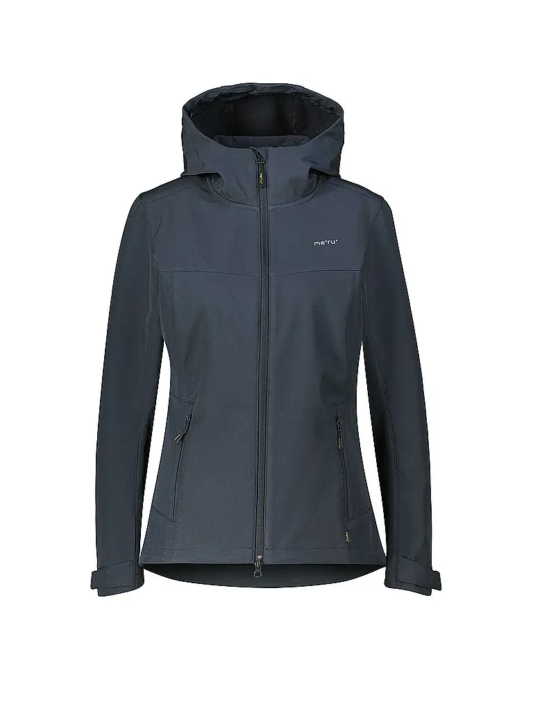 MERU | Giacca softshell da donna Toulouse con cappuccio | Blu scuro