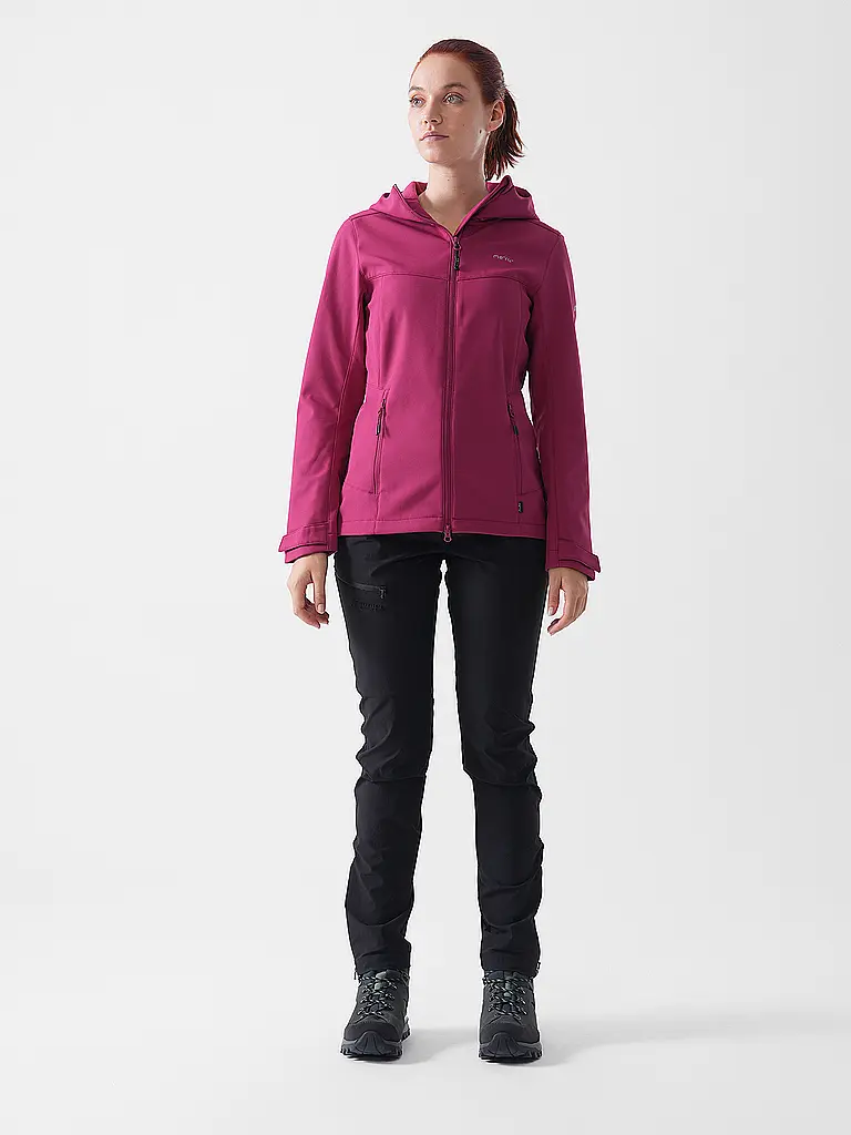 MERU | Giacca softshell da donna Toulouse con cappuccio | Bacca