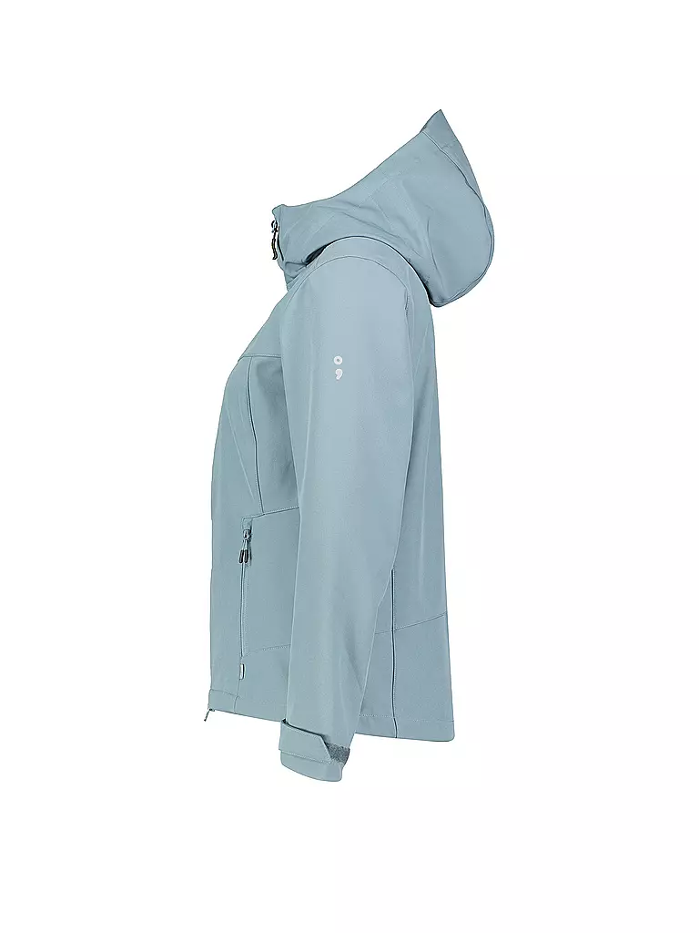 MERU | Giacca softshell da donna Toulouse con cappuccio | Grigio