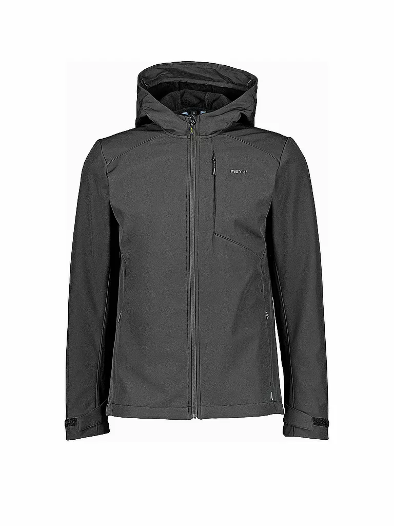 MERU | Giacca softshell da uomo Toulouse con cappuccio | Nero