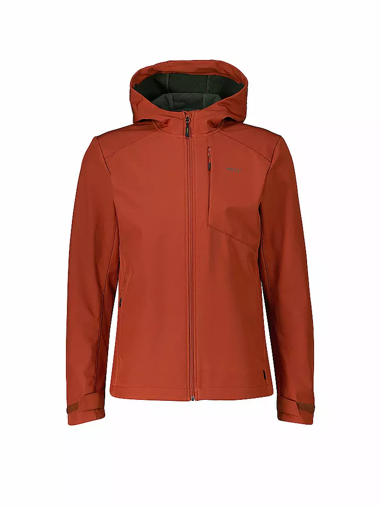 MERU | Giacca softshell da uomo Toulouse con cappuccio | Rosso scuro