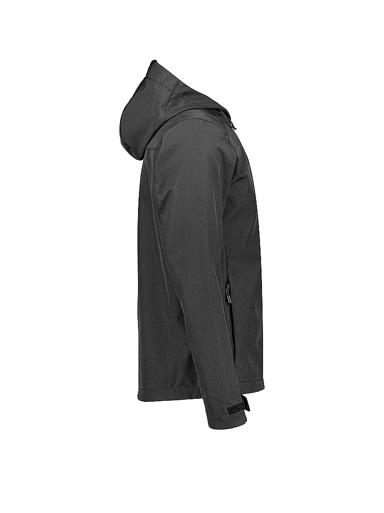 MERU | Giacca softshell da uomo Toulouse con cappuccio | Nero