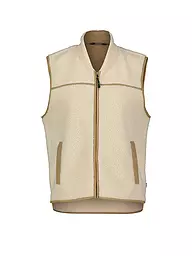 MERU | Gilet da donna Herlev in pile teddy | Beige