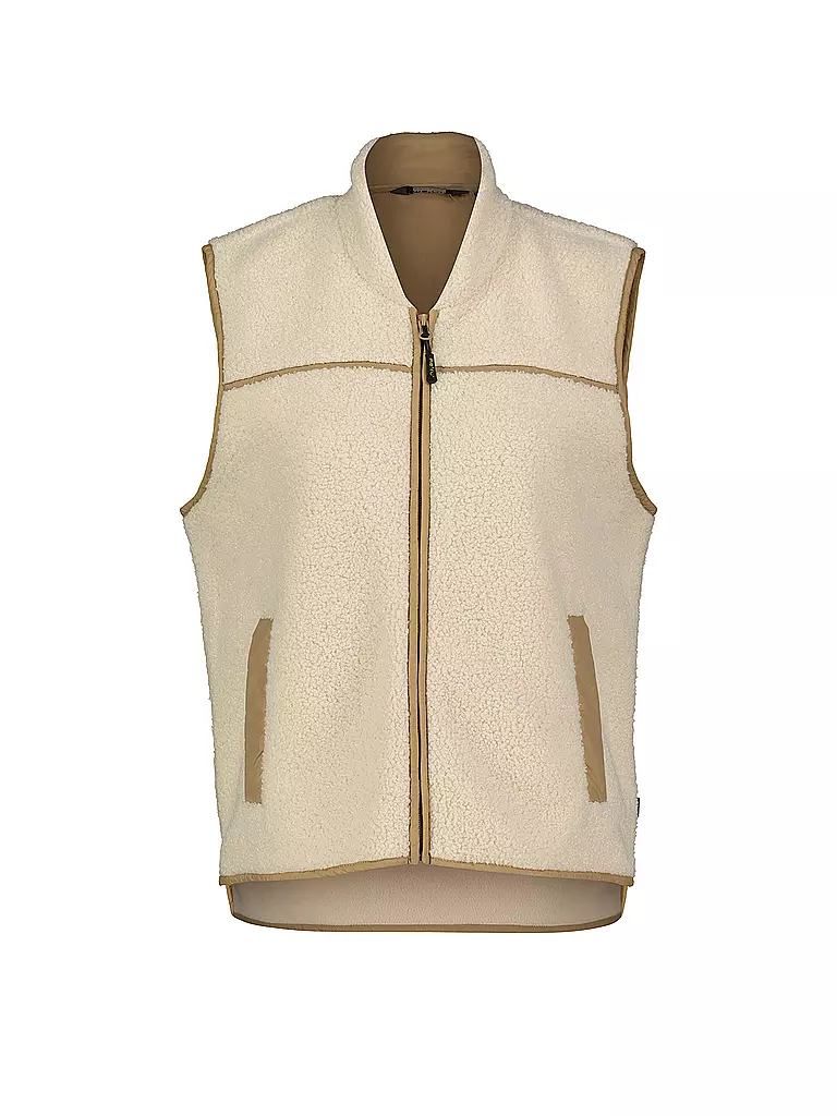 MERU | Gilet da donna Herlev in pile teddy | Beige
