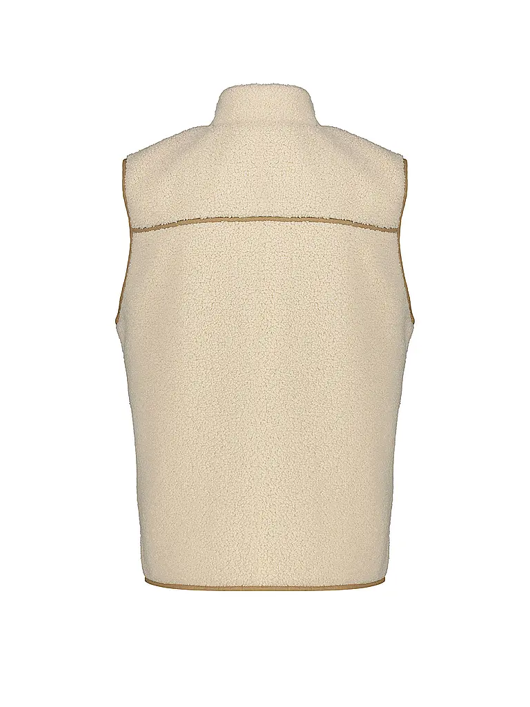 MERU | Gilet da donna Herlev in pile teddy | Beige