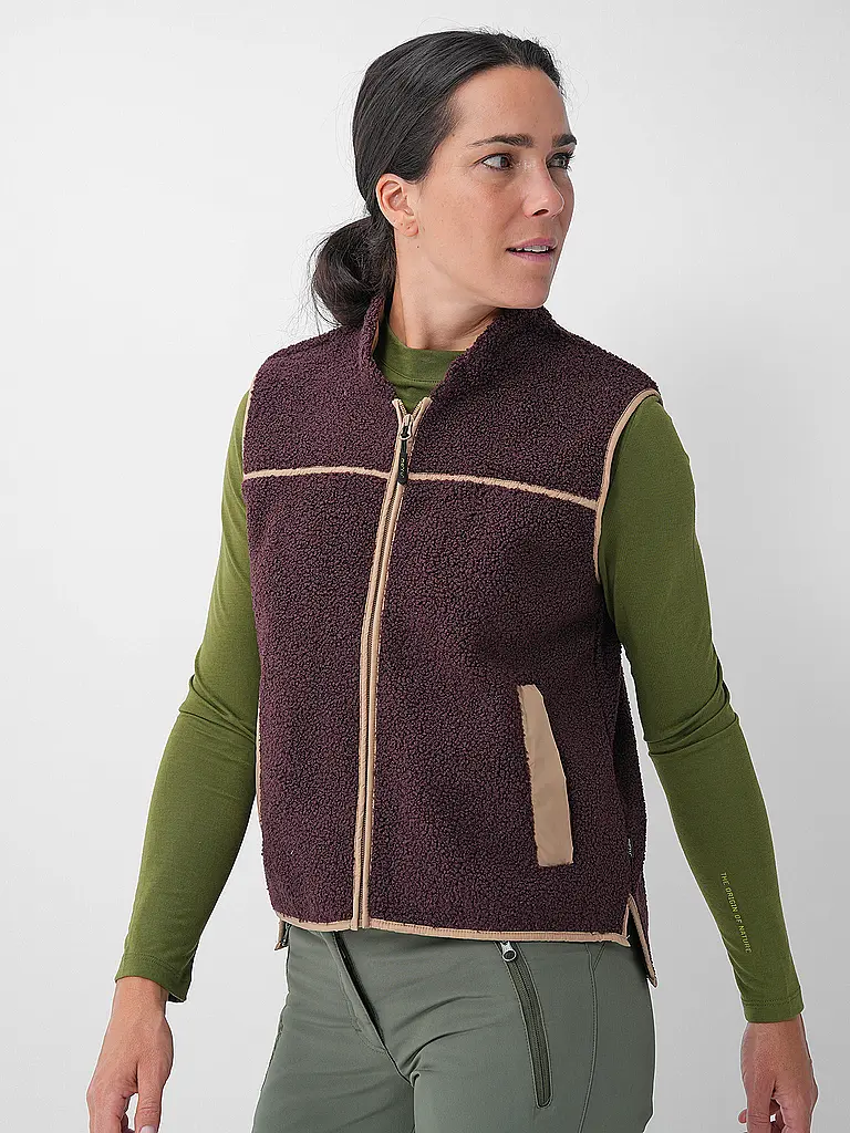 MERU | Gilet da donna Herlev in pile teddy |