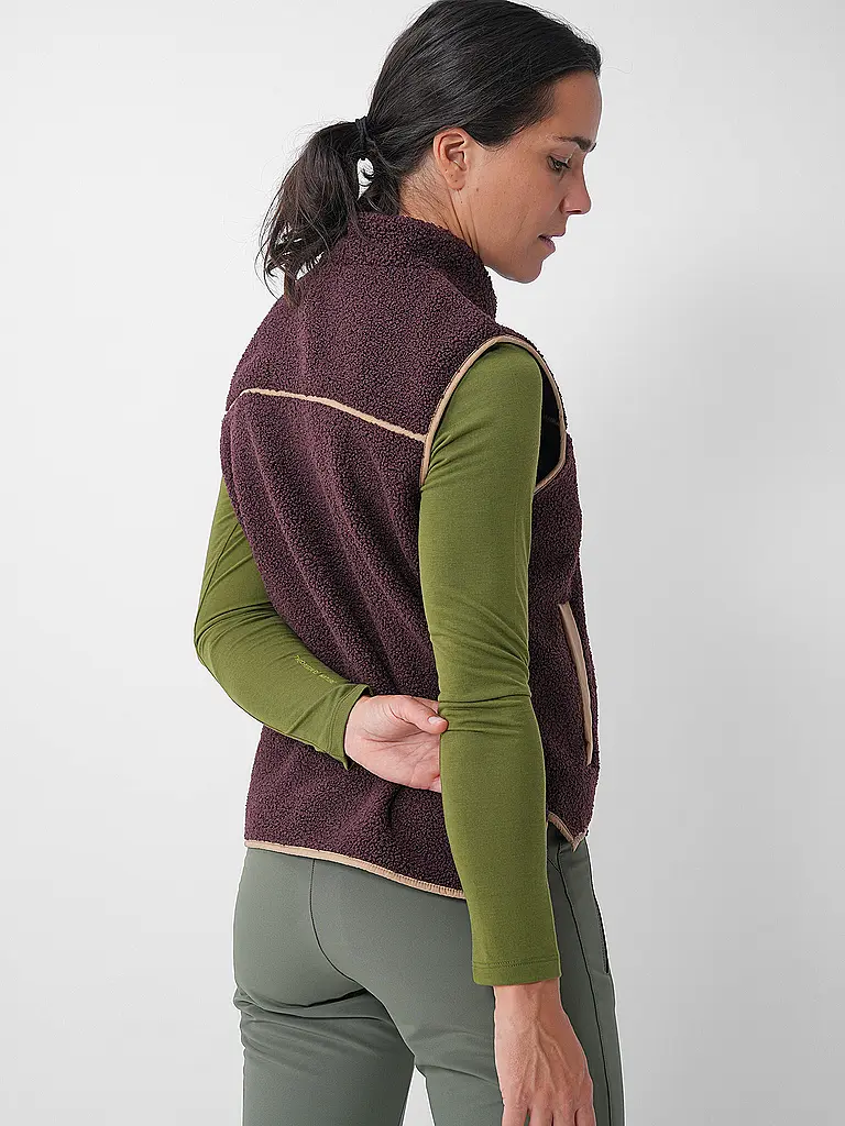 MERU | Gilet da donna Herlev in pile teddy |