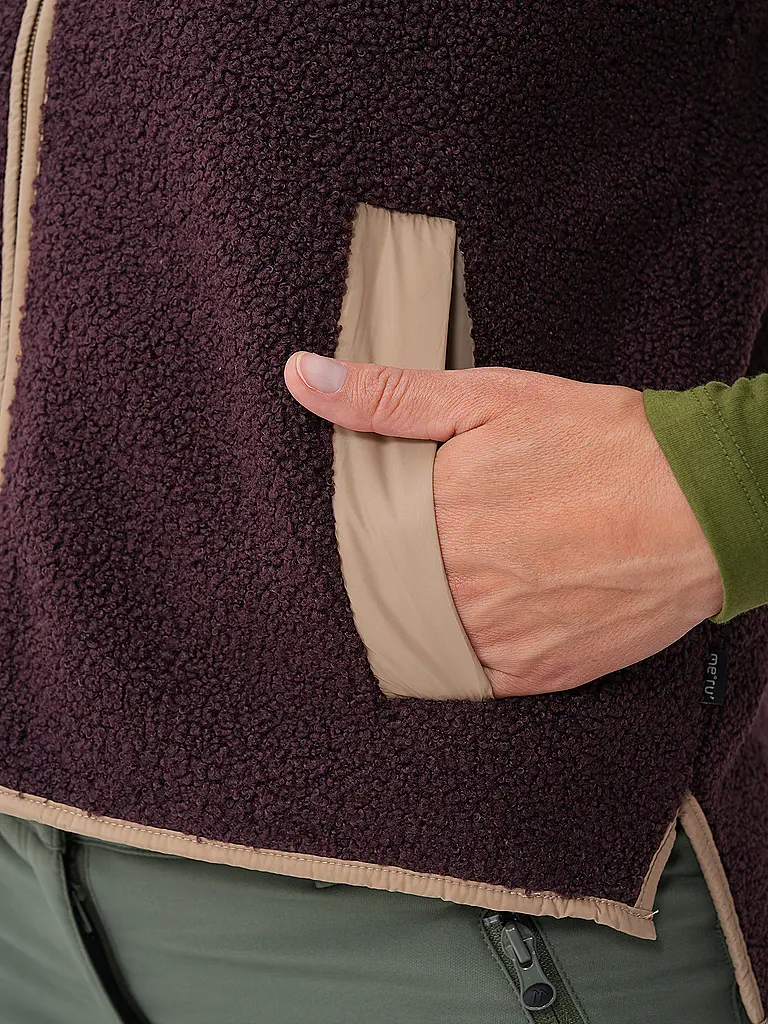 MERU | Gilet da donna Herlev in pile teddy |