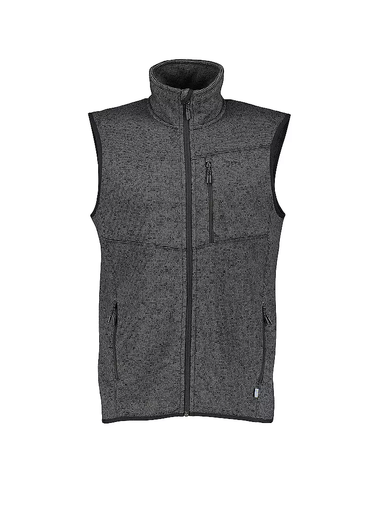 MERU | Gilet da uomo Bergen in pile | Nero
