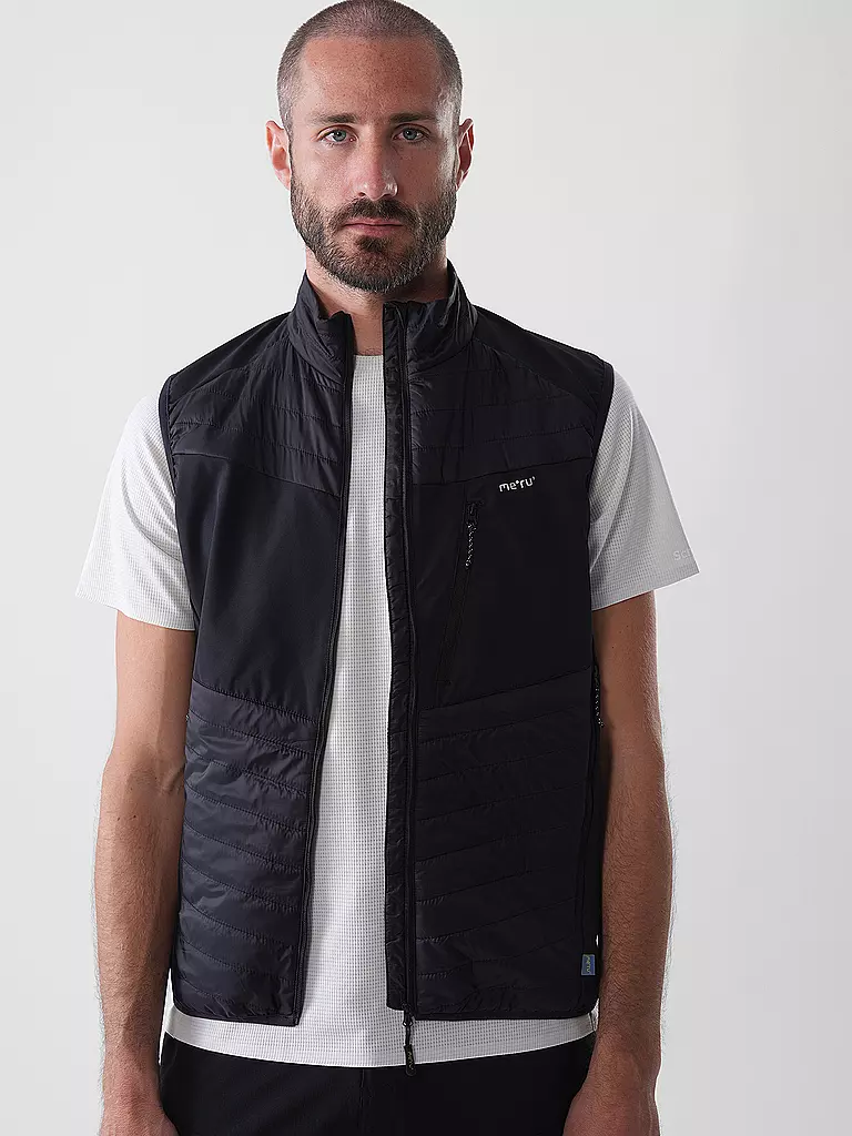 MERU | Gilet ibrido da uomo Jauja | Nero