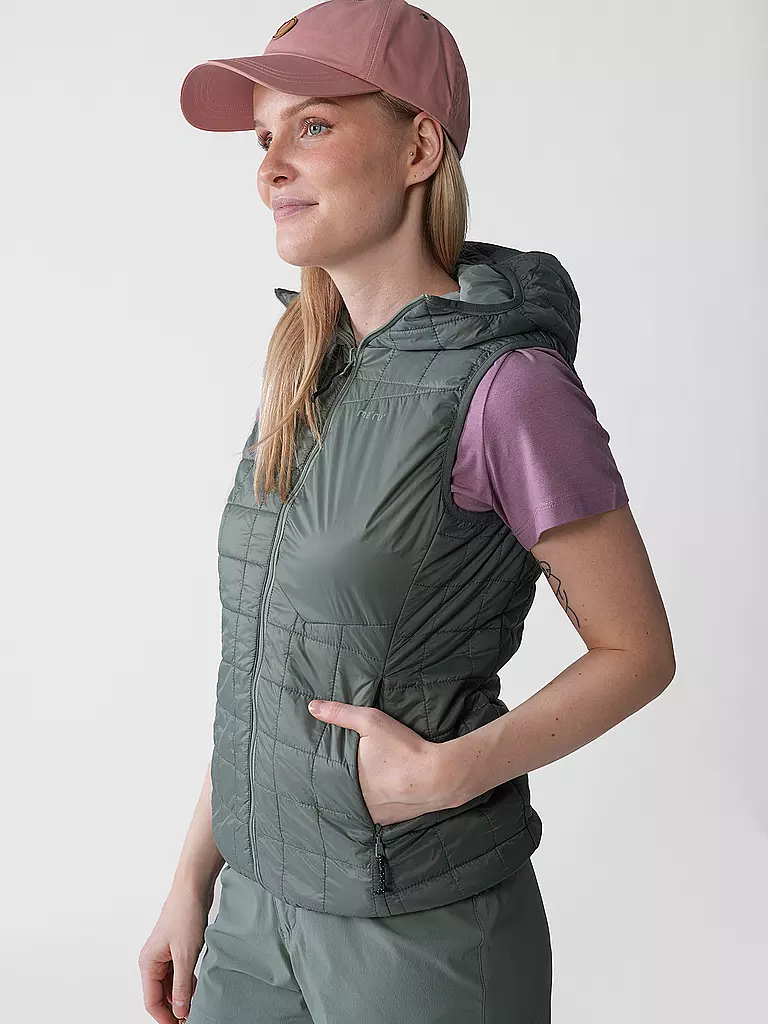 MERU | Gilet isolante da donna Naknek con cappuccio |